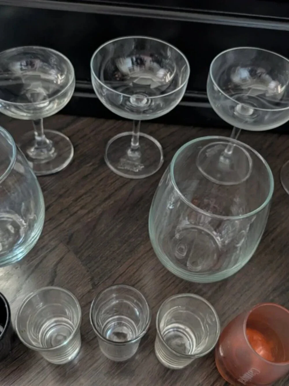 Glass barware margarita ketel one coupe rocks shot stemless wine champagne flute